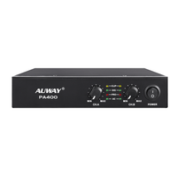 Auway PA400 2 チャンネル 70V 100V クラス D パブリック アドレス パワー アンプ