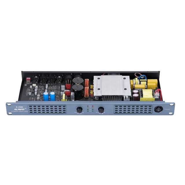 E-2500 Professional GaN Power Amplifier - Υψηλής απόδοσης 2x500W @8Ω Performance